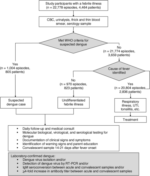 Dengue Flowchart