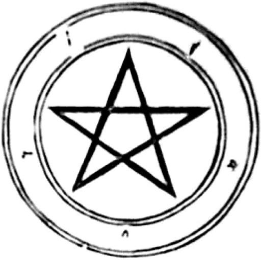 symbol of pentagram health from â€˜Libri Tres Cornelius Pythagorean Heinrich pentagram Agrippa's
