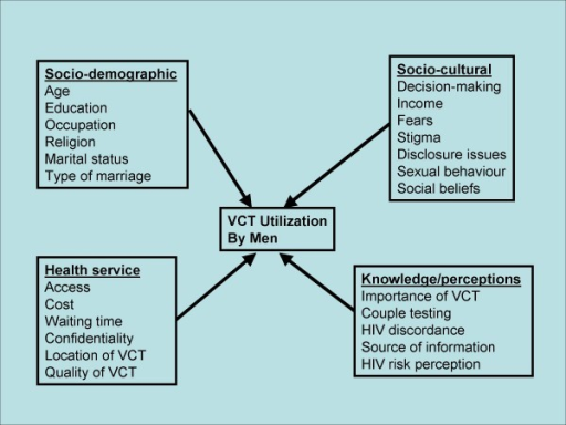 Conceptual framework of VCT utilization by men and poss Open i