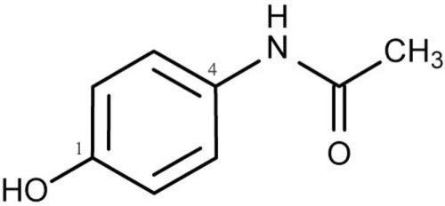 structure of acetaminophen n acetyl 4 aminophenol th tylenol chemical formula