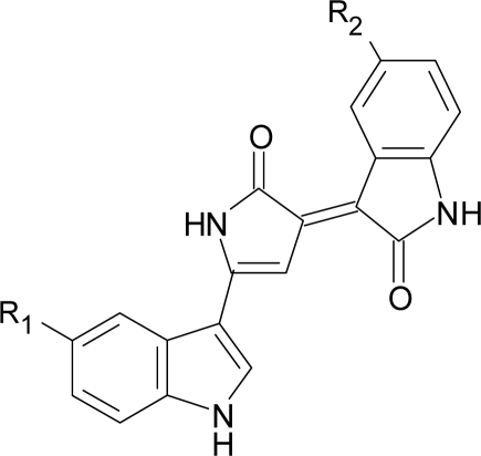 Chemical structures of violacein (A) and deoxyviolacein | Open-i