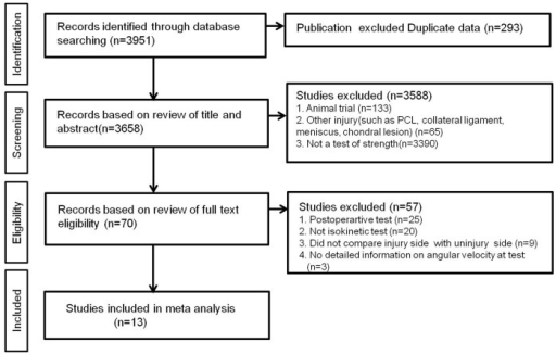 PRISMA model. Preferred Reporting Items for Systematic Review and