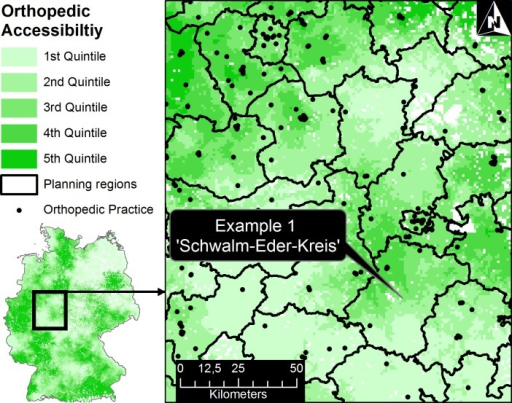 Example of a small-scale map.