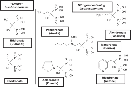 The structure of simple and nitrogen-containing bisphos | Open-i