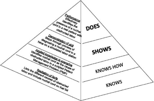 Miller’s pyramid [11]. | Open-i