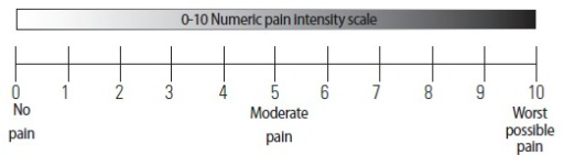 Numeric Pain Scale Printable