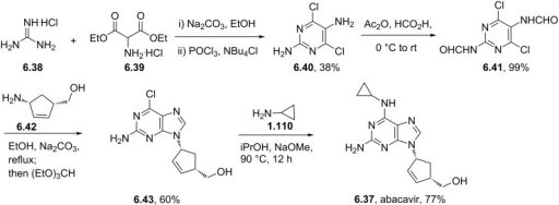 Image result for abacavir synthesis