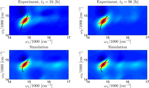 Comparison of experimental top row and simulated bot Open i