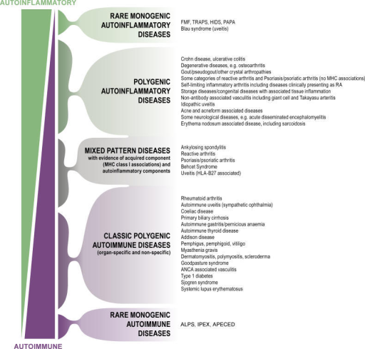 Improving The Classification Of Autoinflammatory Disorders