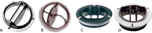 The four types of mechanical aortic valves used. The St | Open-i