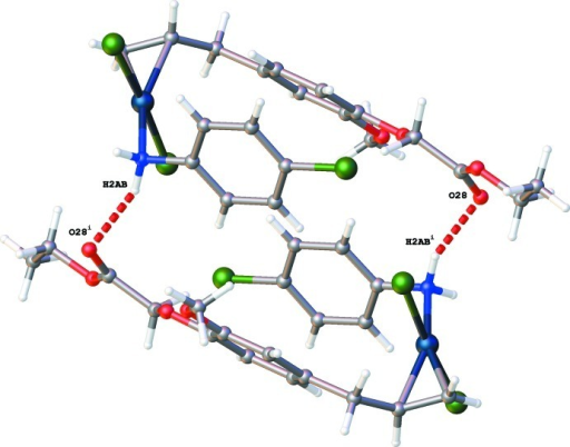 Formation Of An Inversion Dimer By N H O Hydrogen Bonds Open I